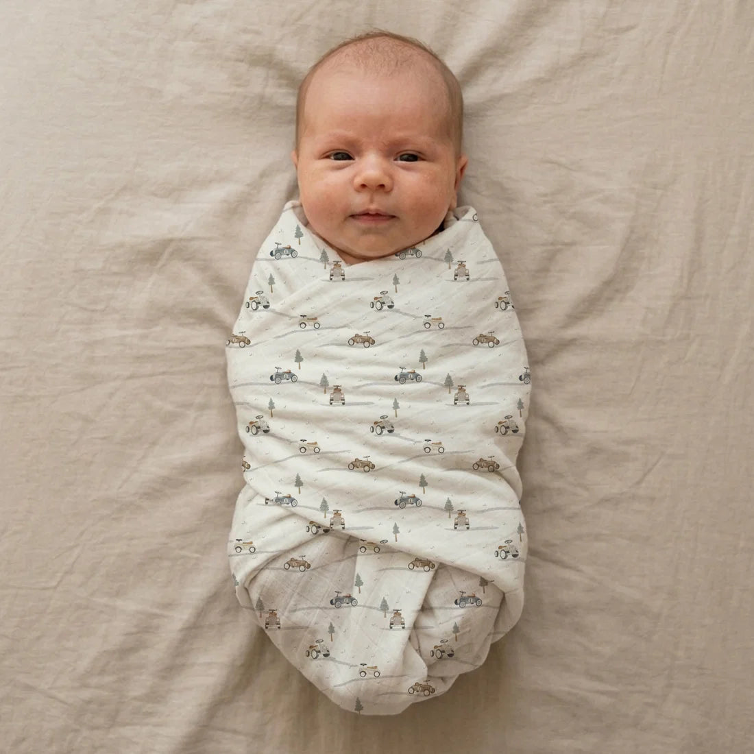 Classic Playroom Set- J&M Organic Bamboo Swaddle (set of 3)