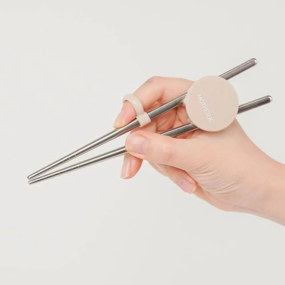 Mother-K Stainless Steel Spoon & Chopsticks With Pouch