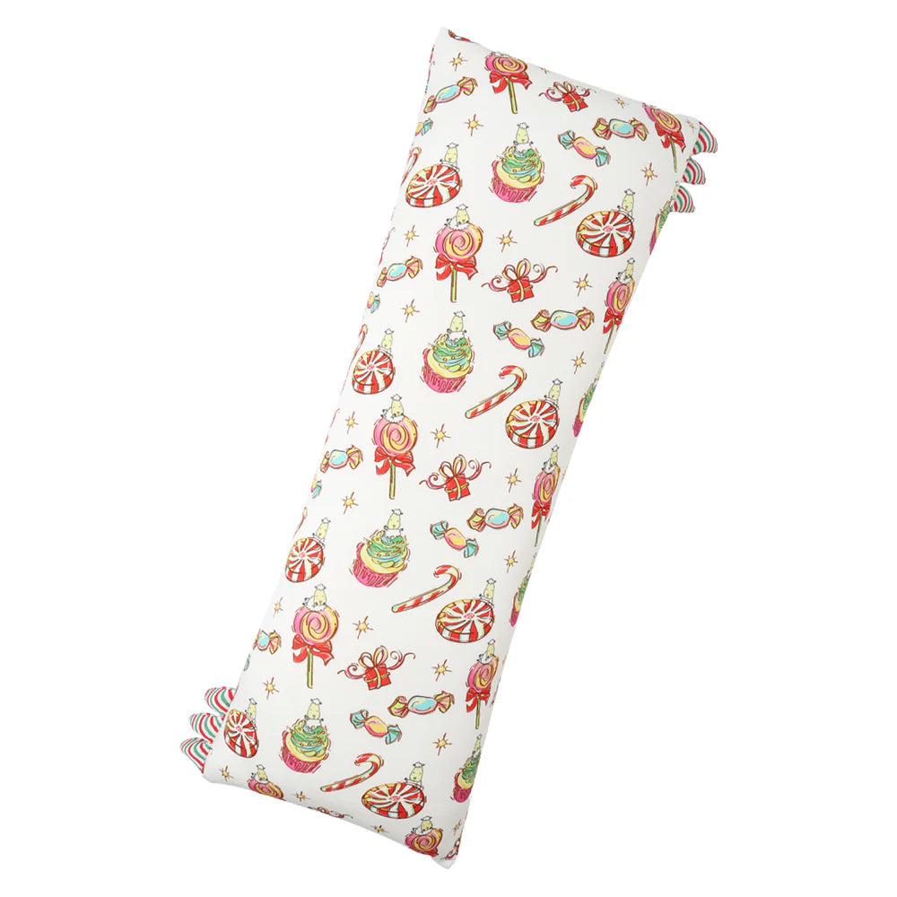 Bed-Time Buddy™ Christmas 3 White with Stripe tag