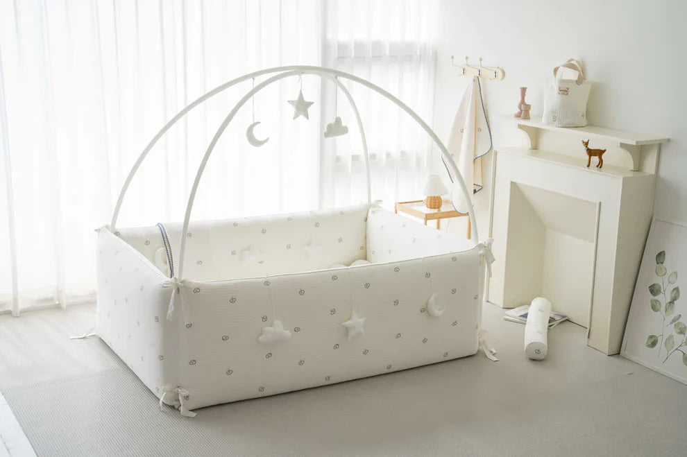 Cloud - 100% Premium Cotton Bumper Bed Bundle