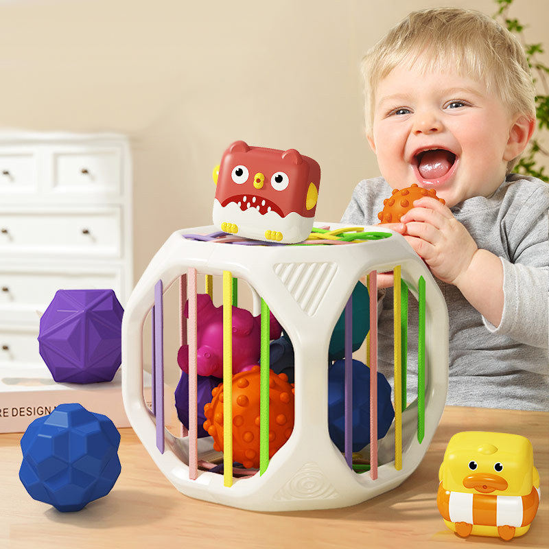 Peek-A-Buddy Animal Cube