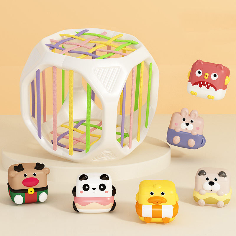 Peek-A-Buddy Animal Cube