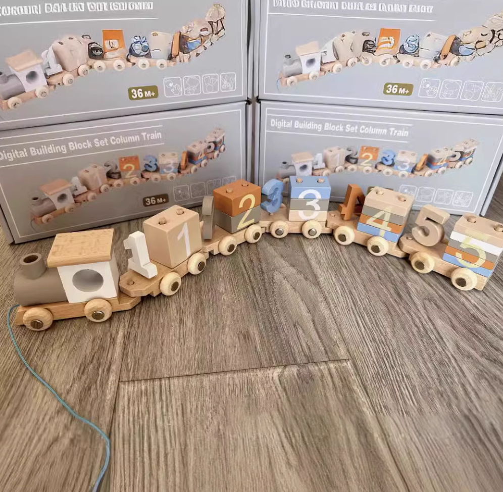 Wooden Train Set