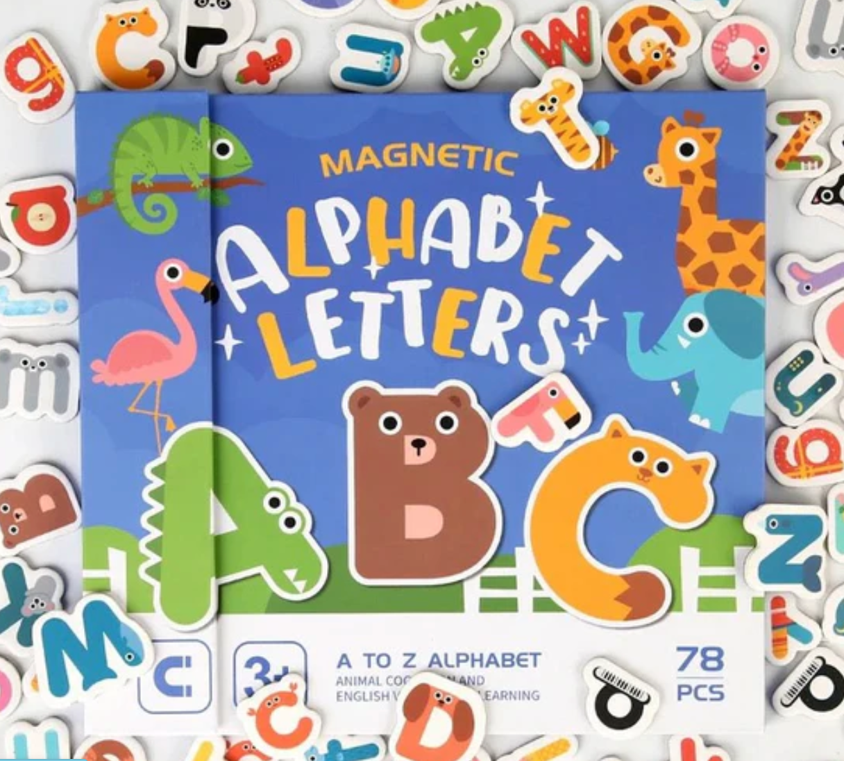 Magnetic Alphabet Letters Book