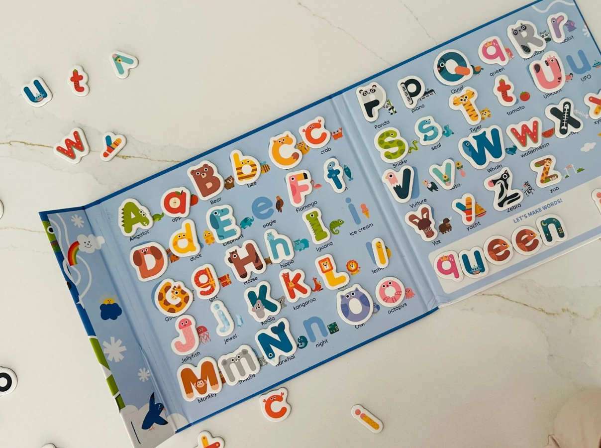 Magnetic Alphabet Letters Book