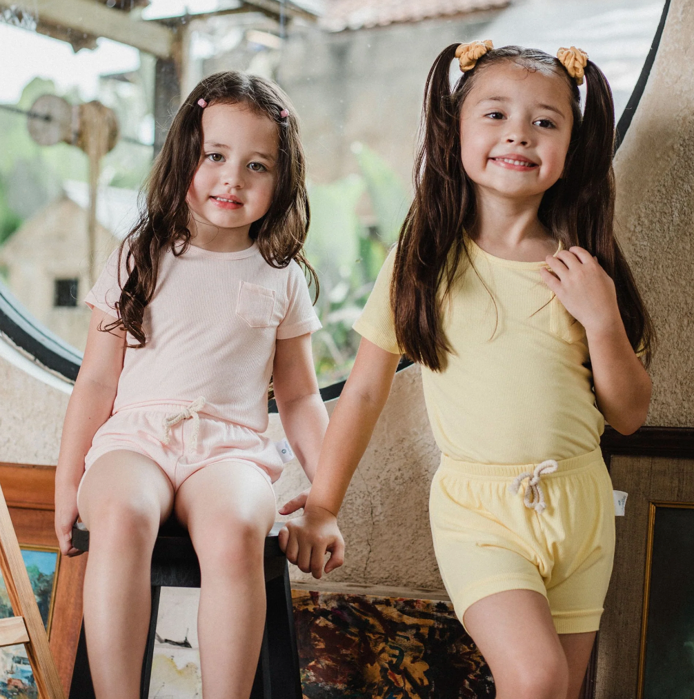 Signature Air Bamboo™ ActiveKidz Solids 2 Piece Shirt and Shorts Set