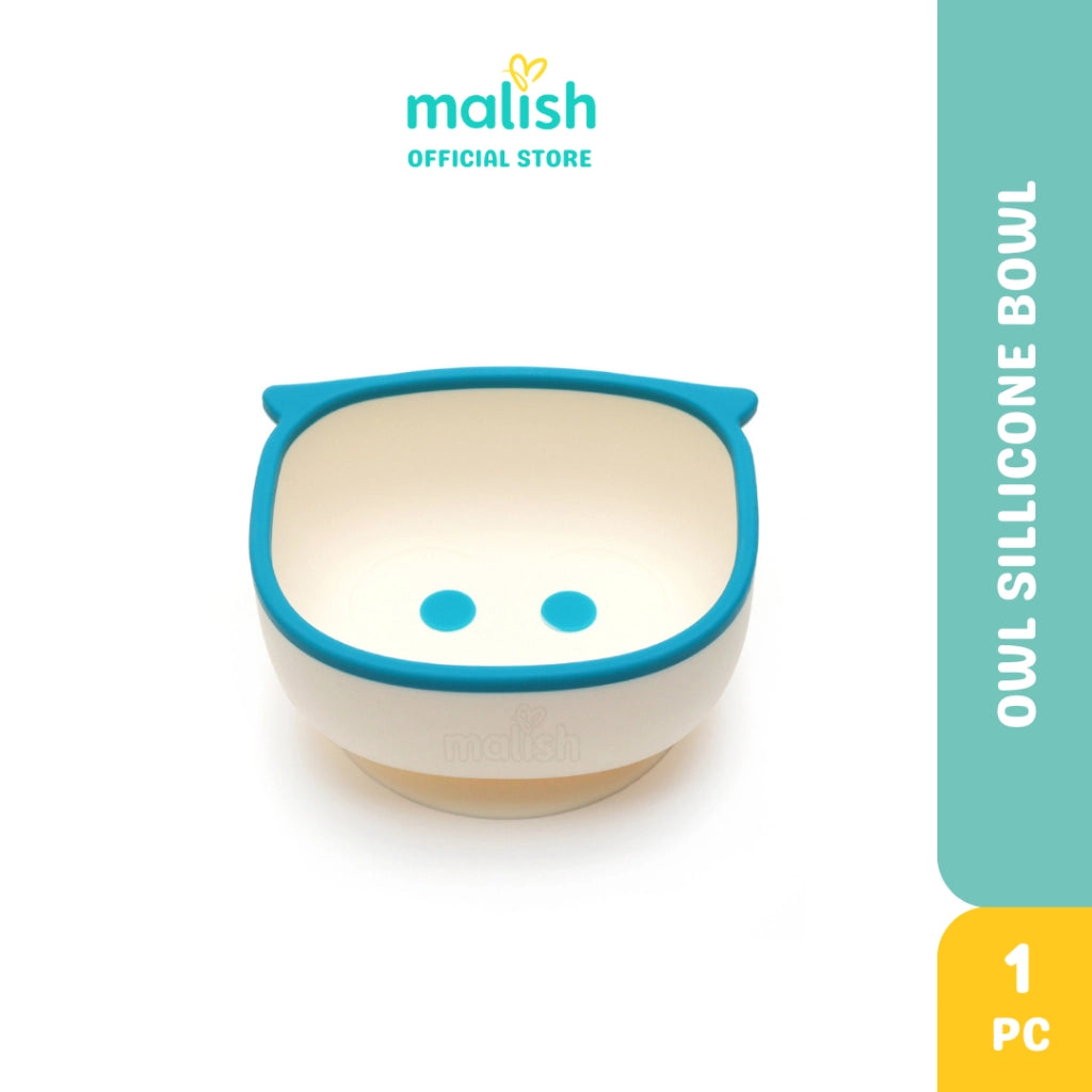 Malish Owl Silicone Baby Bowl