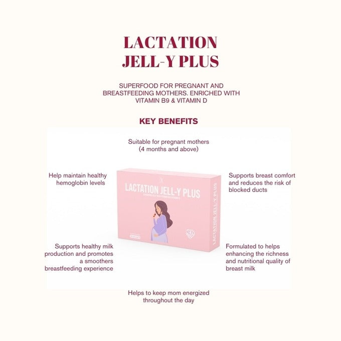 Lactation Jell-Y On The Go Milk Booster (10 sachets)