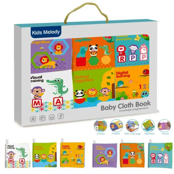 Kids Melody Baby Cloth Book Set of 6