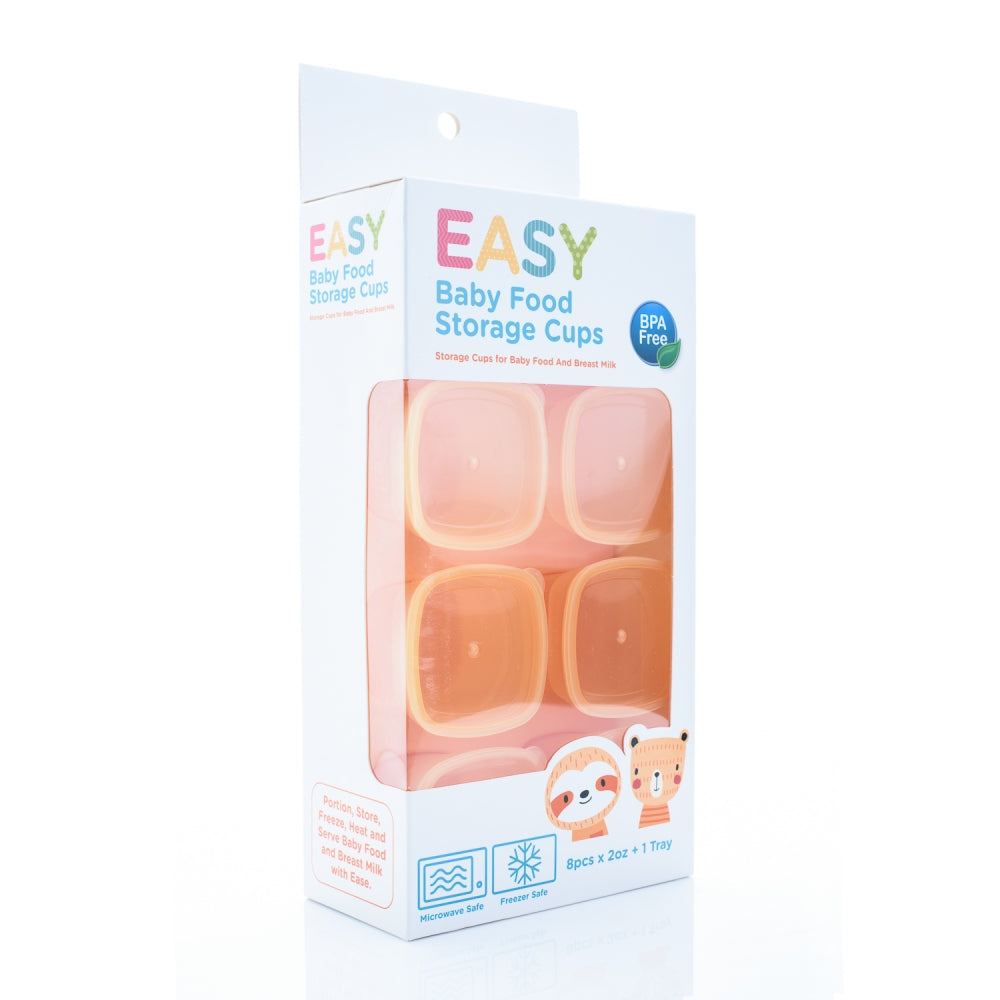 EASY Breastmilk & Baby Food Storage Cups (2oz)
