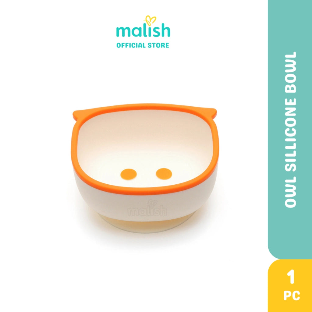 Malish Owl Silicone Baby Bowl