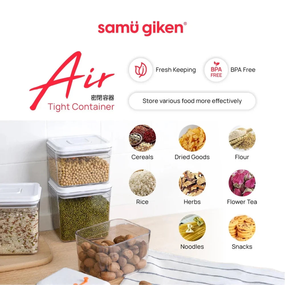 Samu Giken Air Tight Container (Transparent)
