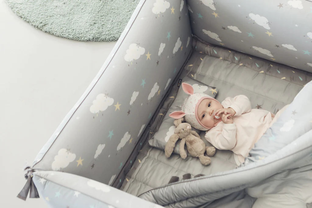 Rainy Cloud - Microfibre Bumper Bed (L SIZE, BED ONLY)