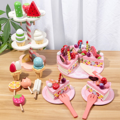 Wooden Desserts Sets