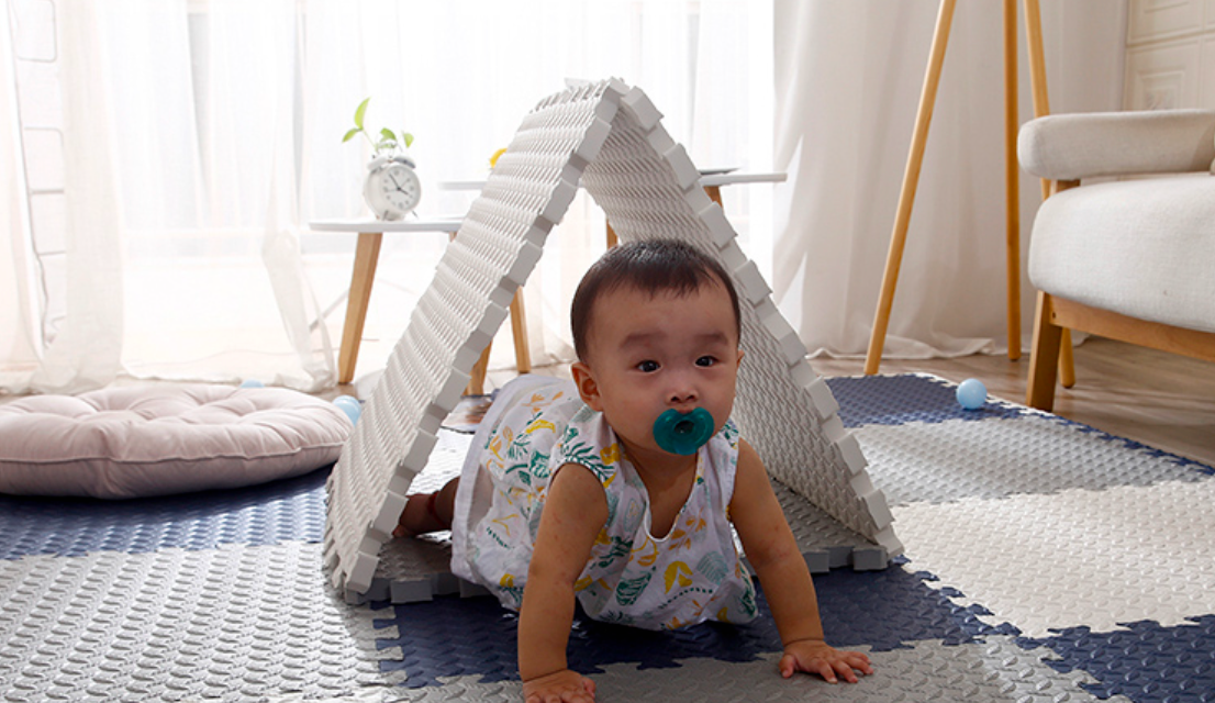 Foam Floor Mat- White Grey Blue – Allomama Brunei