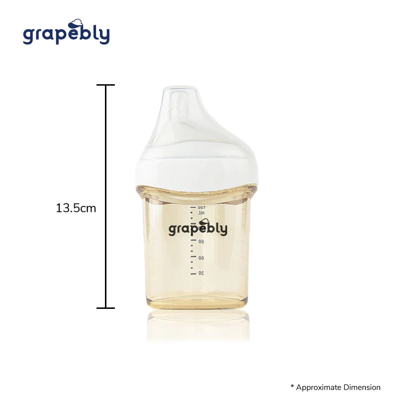 Grapebly Triangle PPSU Feeding Bottle 150ml/ 5oz