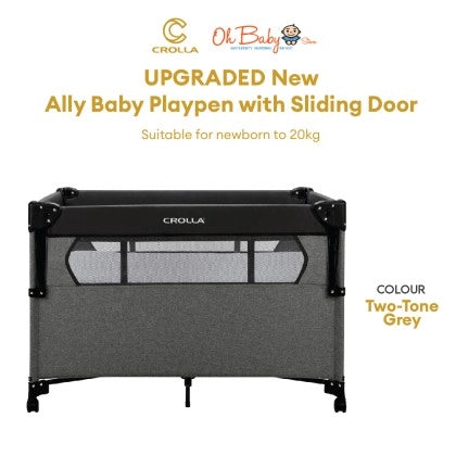 Crolla Ally Crib- Grey