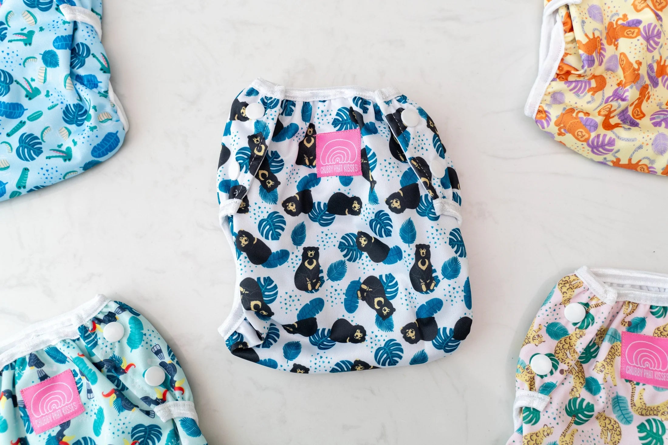 AQUA BUM Adjustable & Reusable Swim Diaper