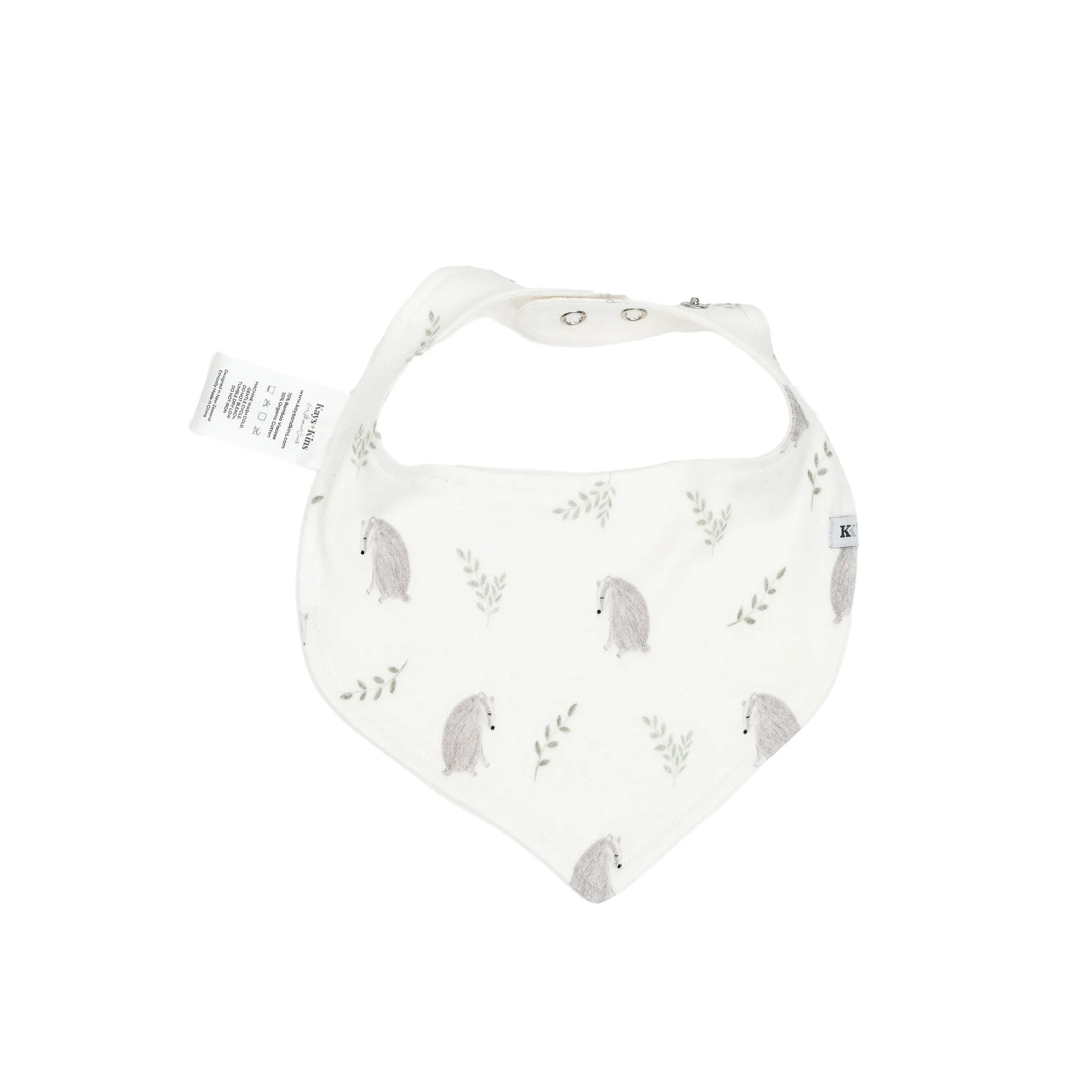 Autumn Badger - 2-pack Organic Bandana Bib