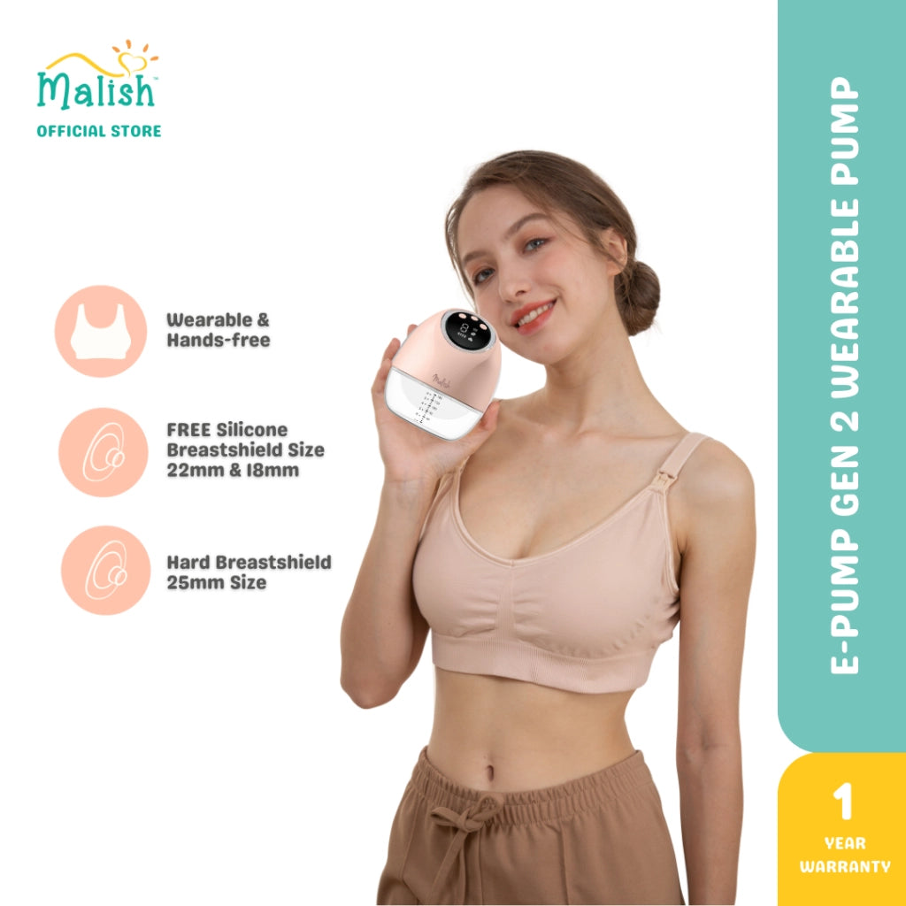 Malish E-pump Gen 2 Wearable Handsfree Breastpump