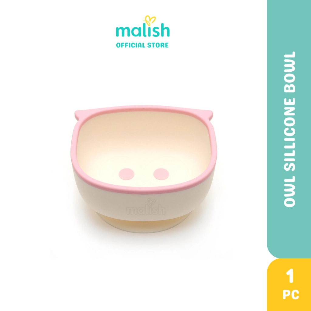 Malish Owl Silicone Baby Bowl