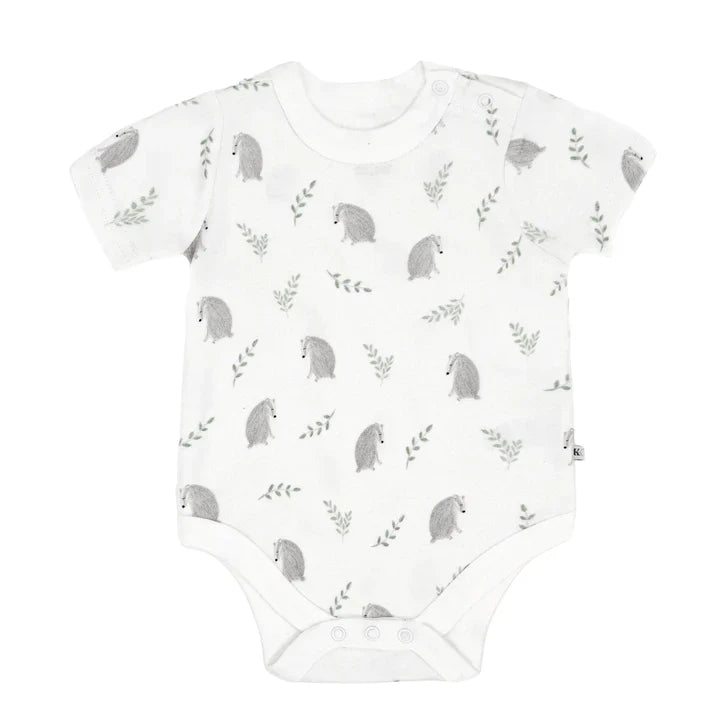 Autumn Badger - Organic Short Sleeve Bodysuit