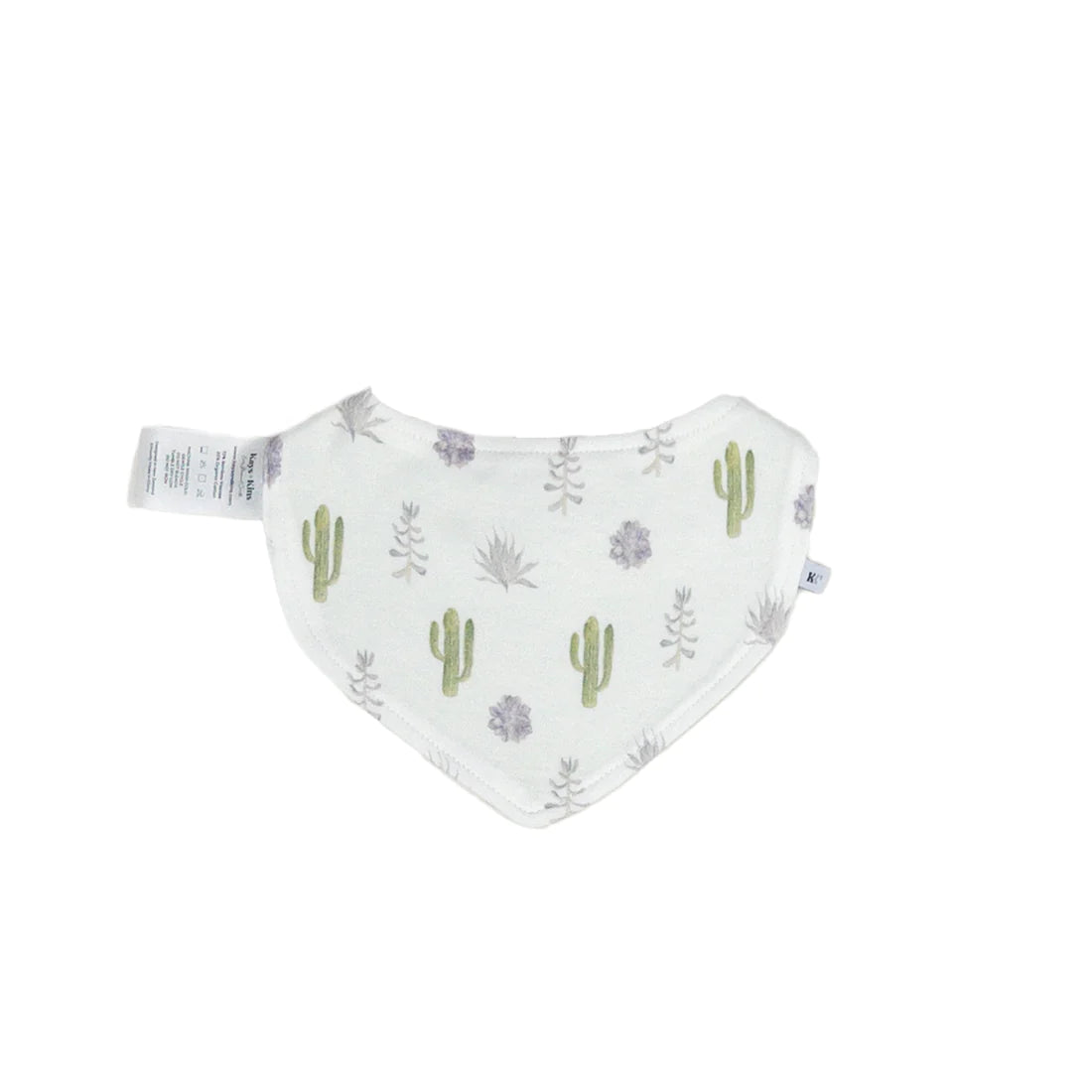 2-Pack Organic Bandana Bib - Cactus Garden