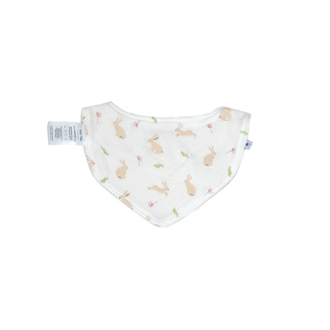 2-Pack Organic Bandana Bib - Bunny Hop