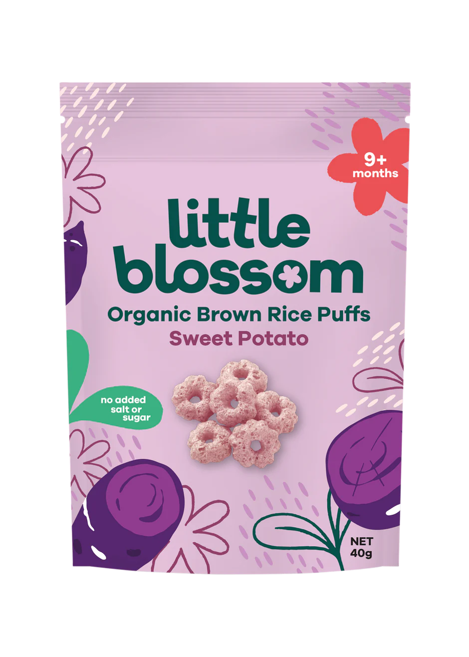 Organic Brown Rice Puffs - Sweet Potato