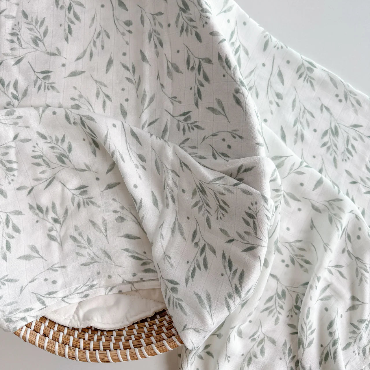 Leafy Breeze - Organic Bamboo Swaddle