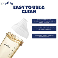 Grapebly PPSU Anti Colic Feeding Bottle Starter Bundle | For Newborn & 3 Month+