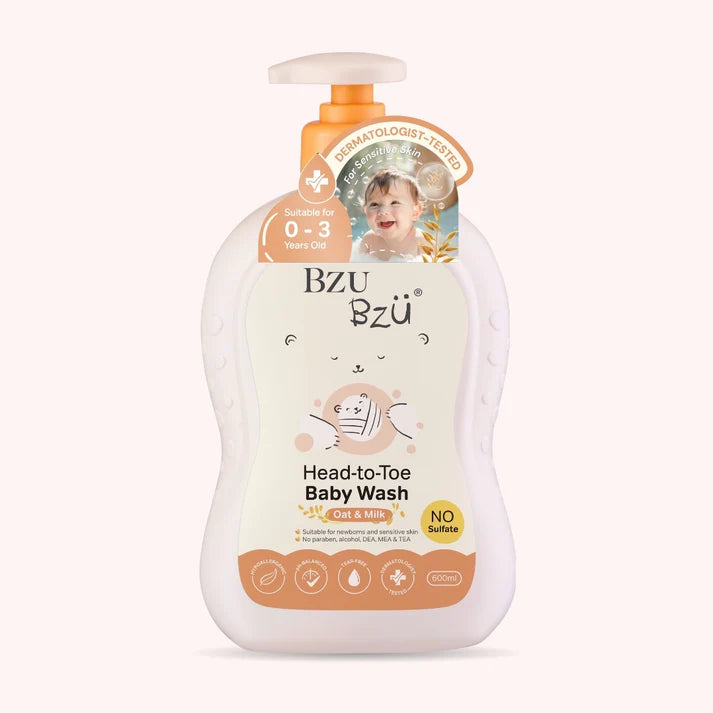 Head-to-Toe Baby Wash (Oat & Milk) 600ml