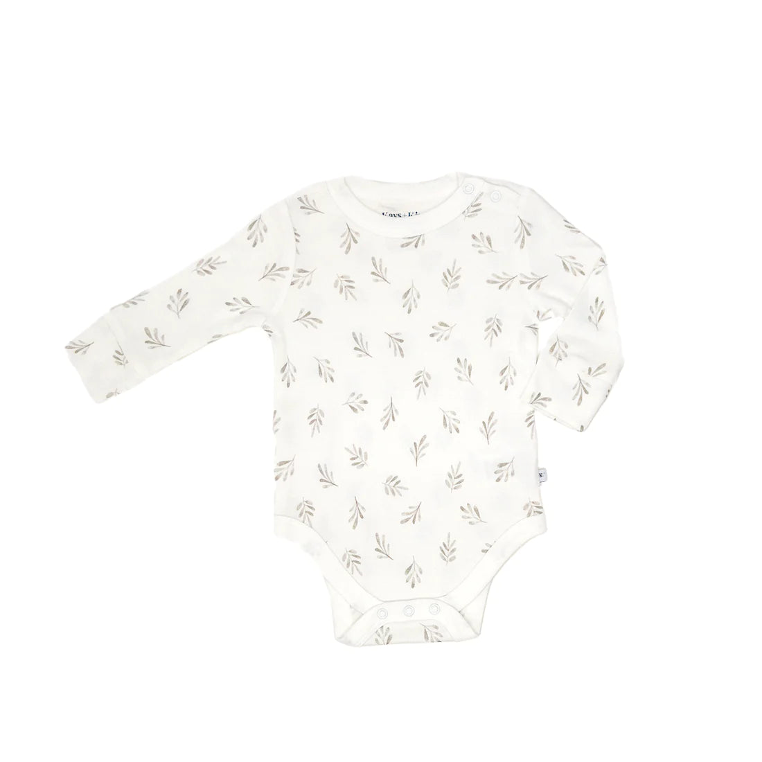 Leafy Breeze - Organic Long Sleeve Bodysuit