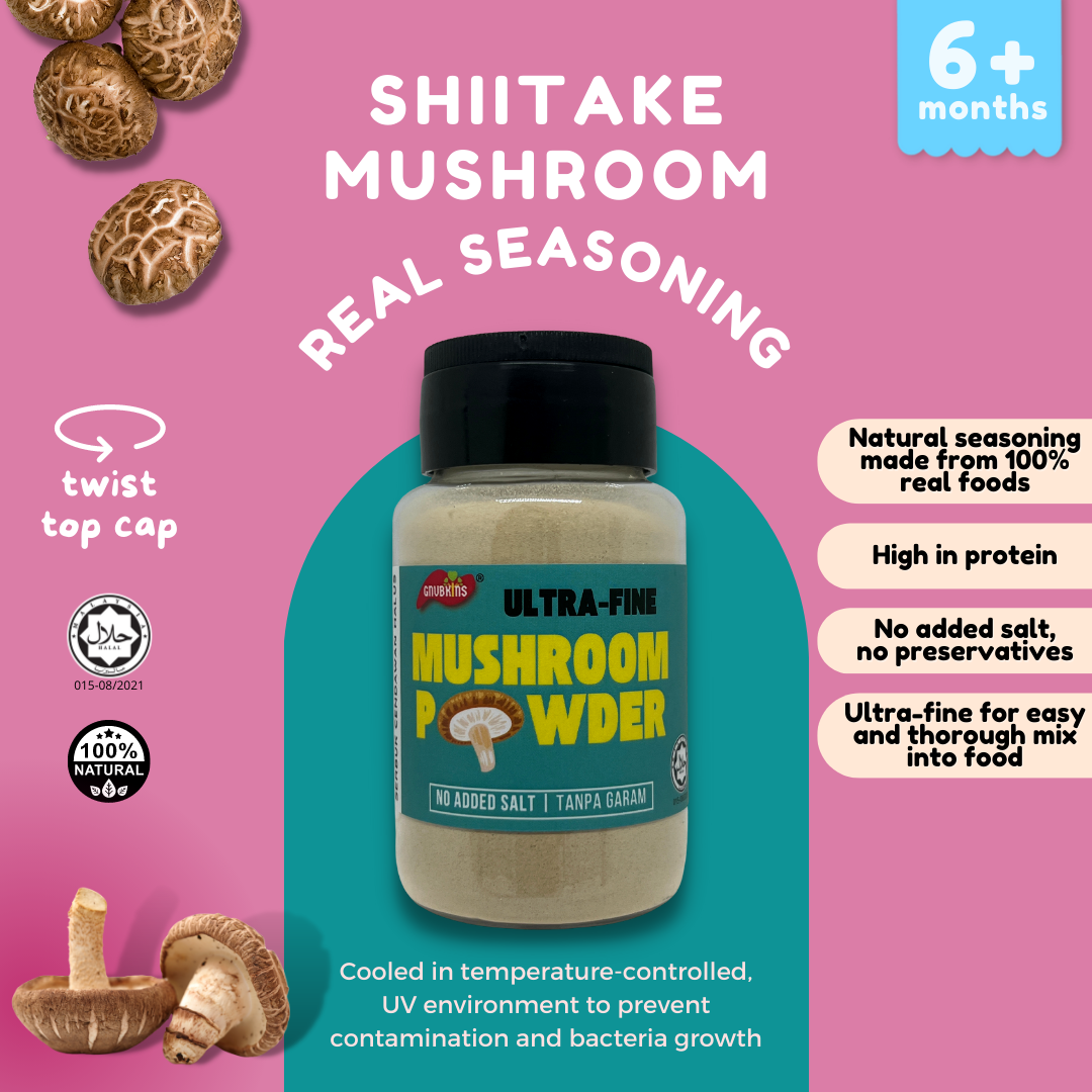 Ultra Fine Shitake Mushroom Powder (6m+)