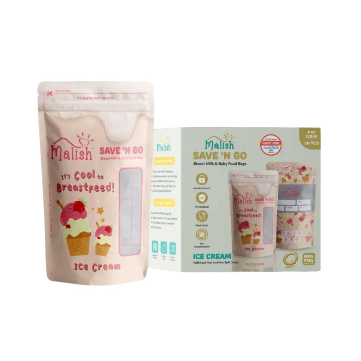 Milk Storage Bag (4oz, 30pcs)