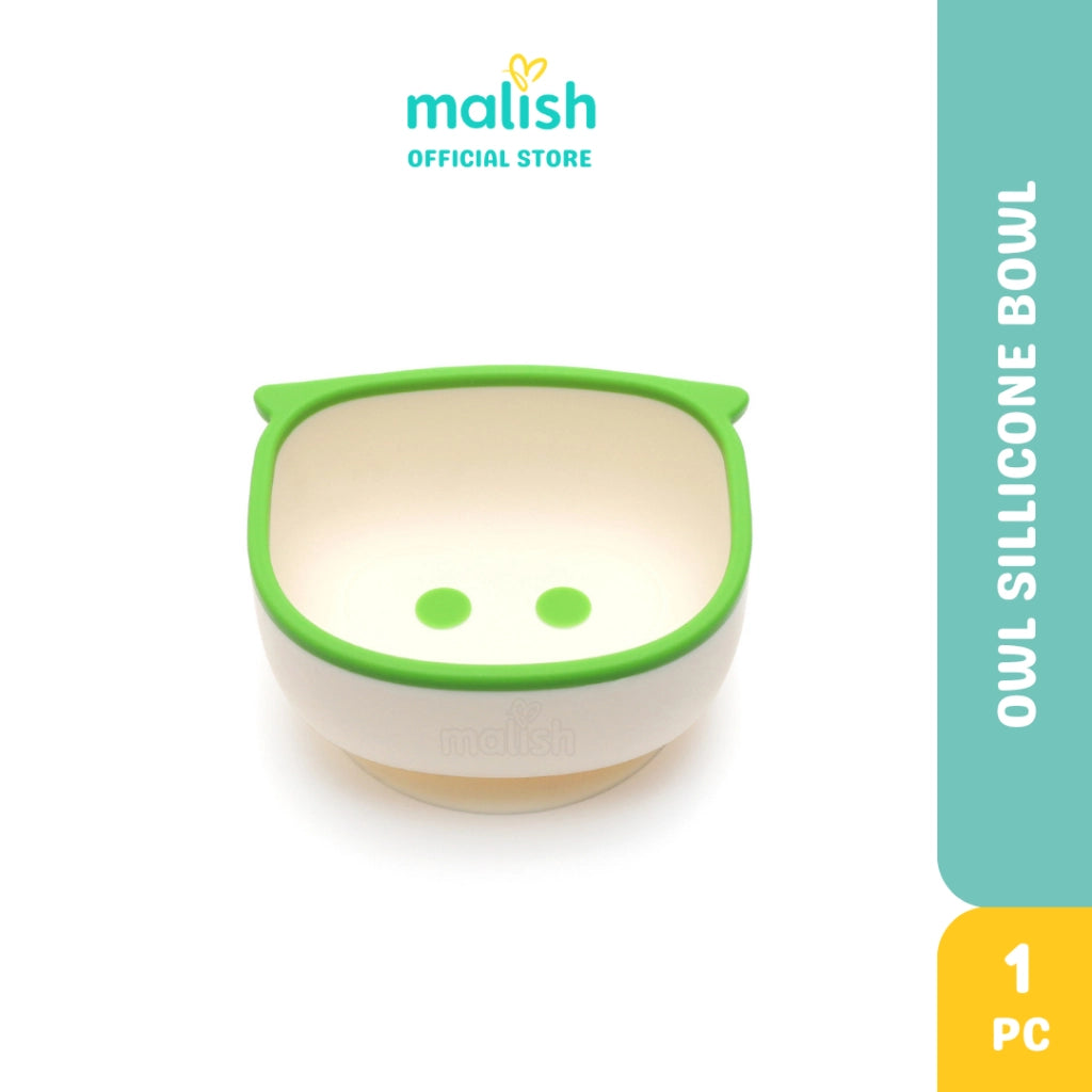 Malish Owl Silicone Baby Bowl