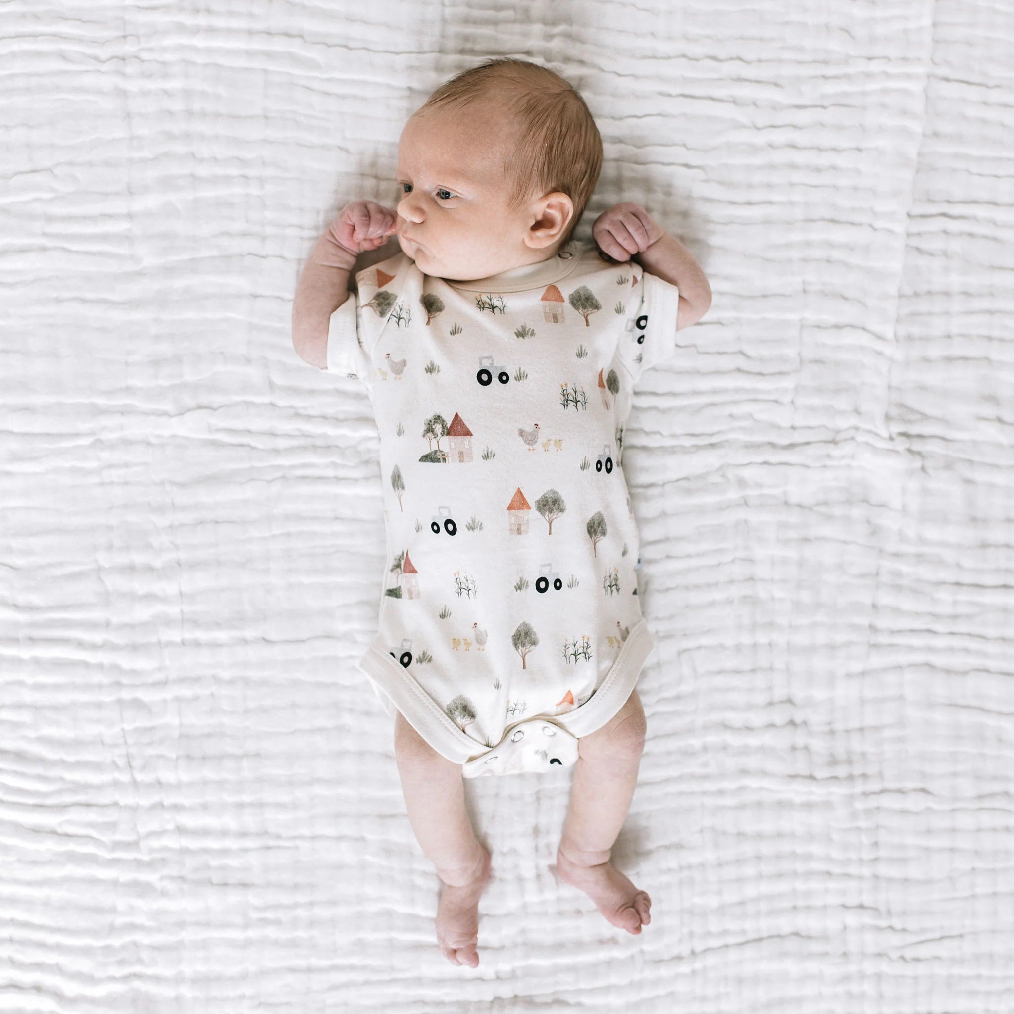 Spring Farm - Organic Short Sleeve Bodysuit