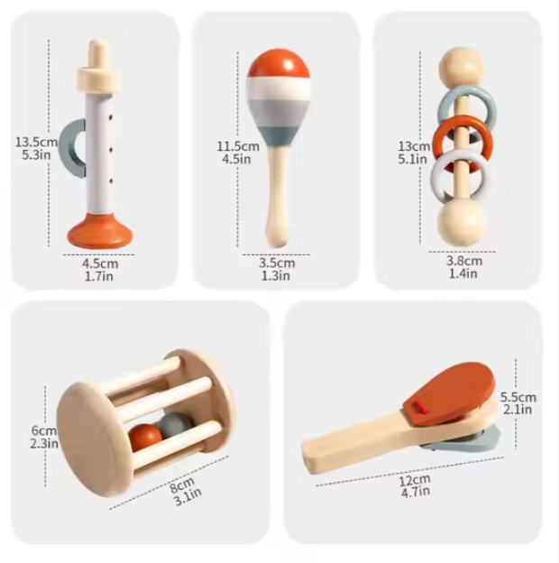 Wooden Instrument Musical Toy