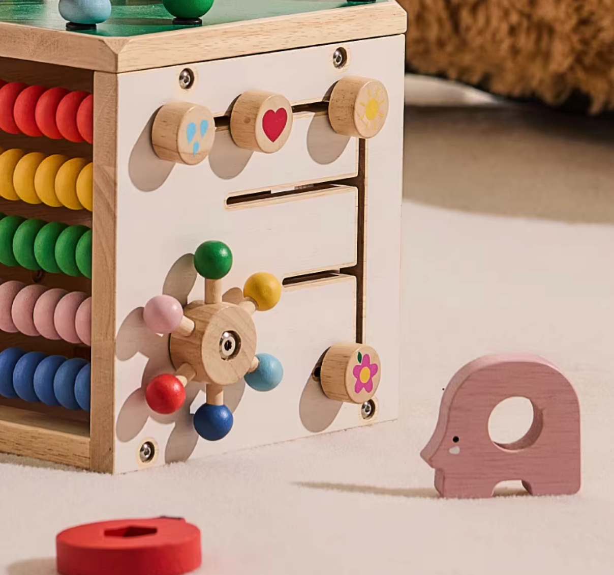 Premium Wooden Montessori Cube