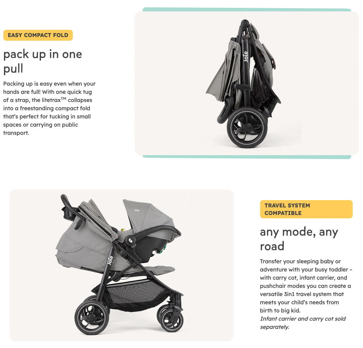 Joie litetrax™ – Allomama Brunei