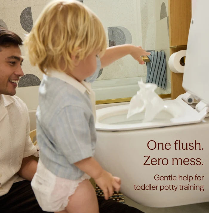 Hoppi Silky Flush Wipes - (56s)