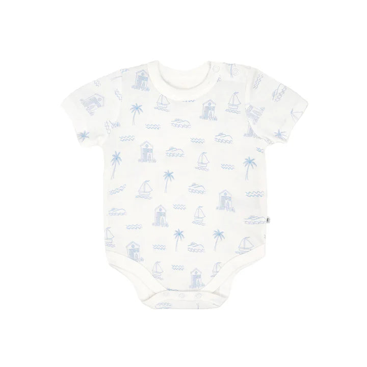 Summer Breeze - Organic Short Sleeve Bodysuit