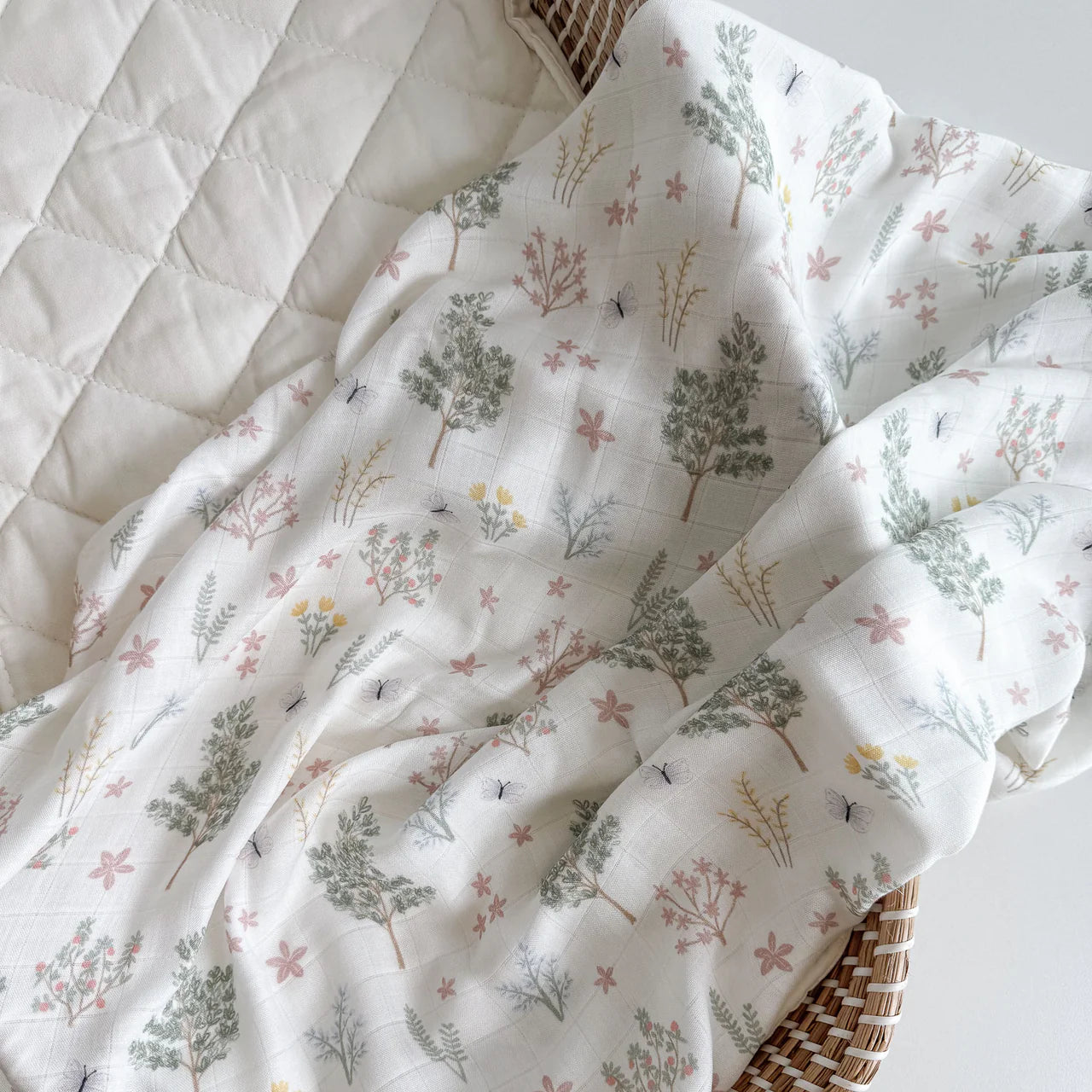 Wildwood Bloom - Organic Bamboo Swaddle