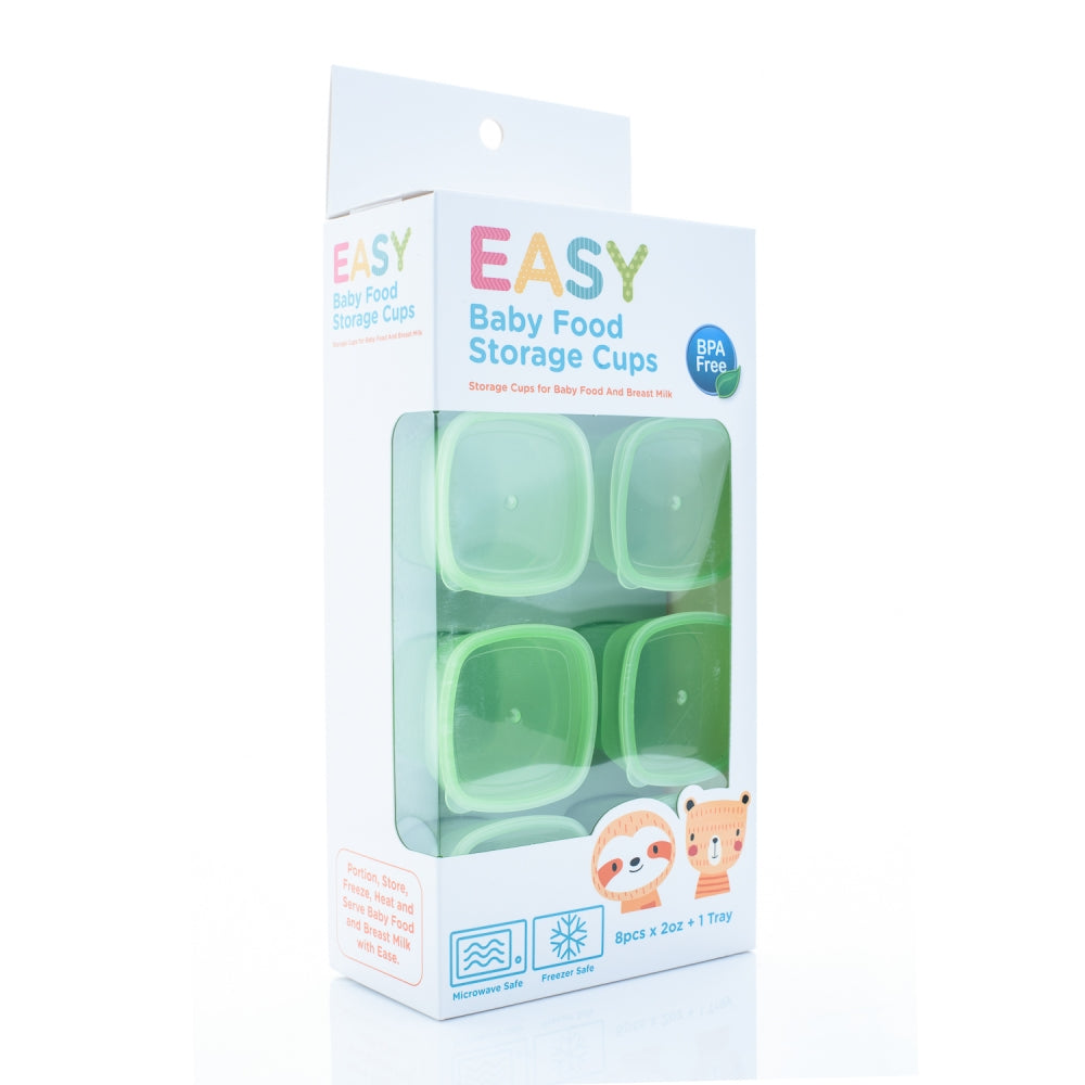EASY Breastmilk & Baby Food Storage Cups (2oz)