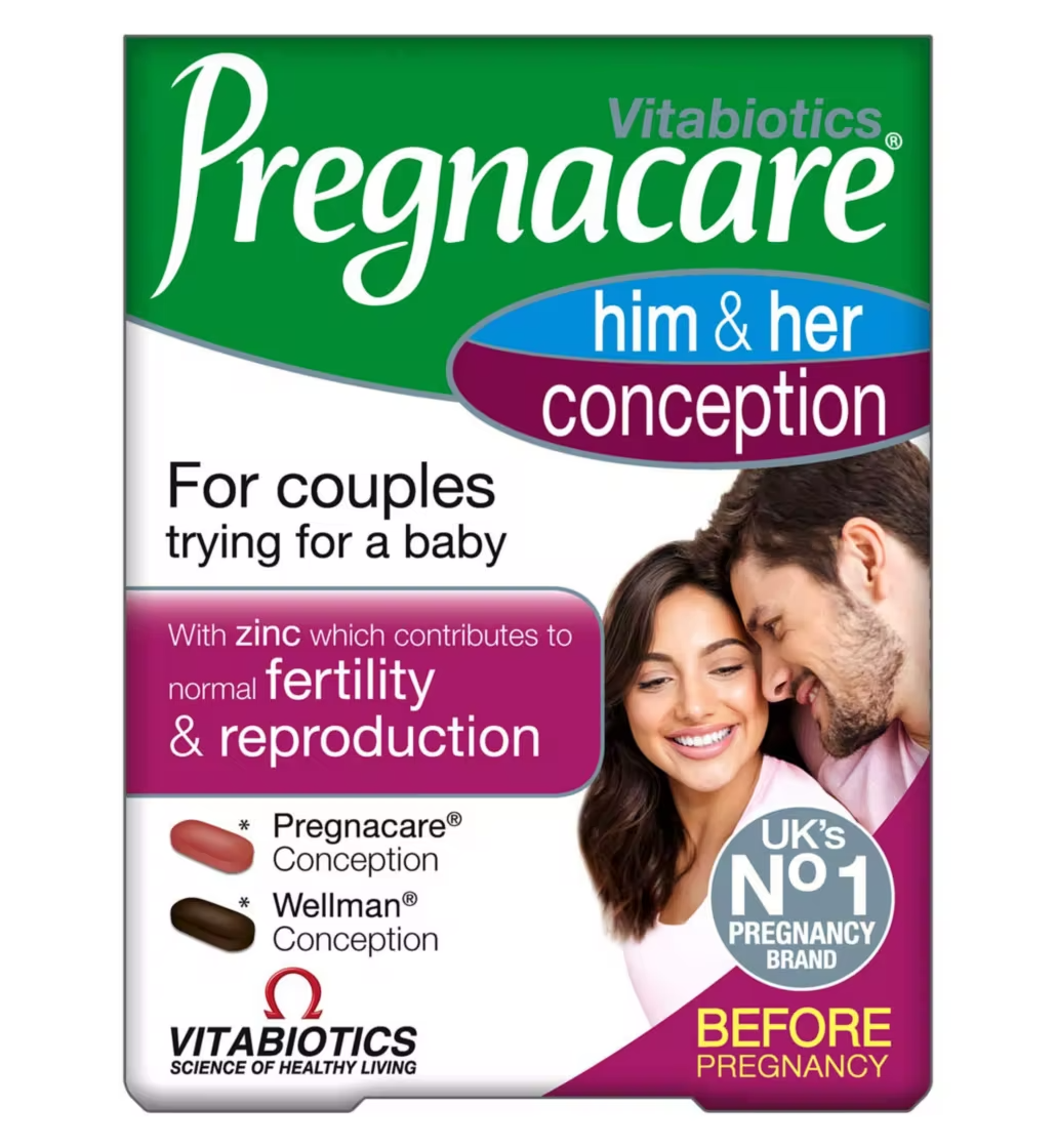 Vitabiotics Pregnacare Him and Her Conception - 60 Tablets