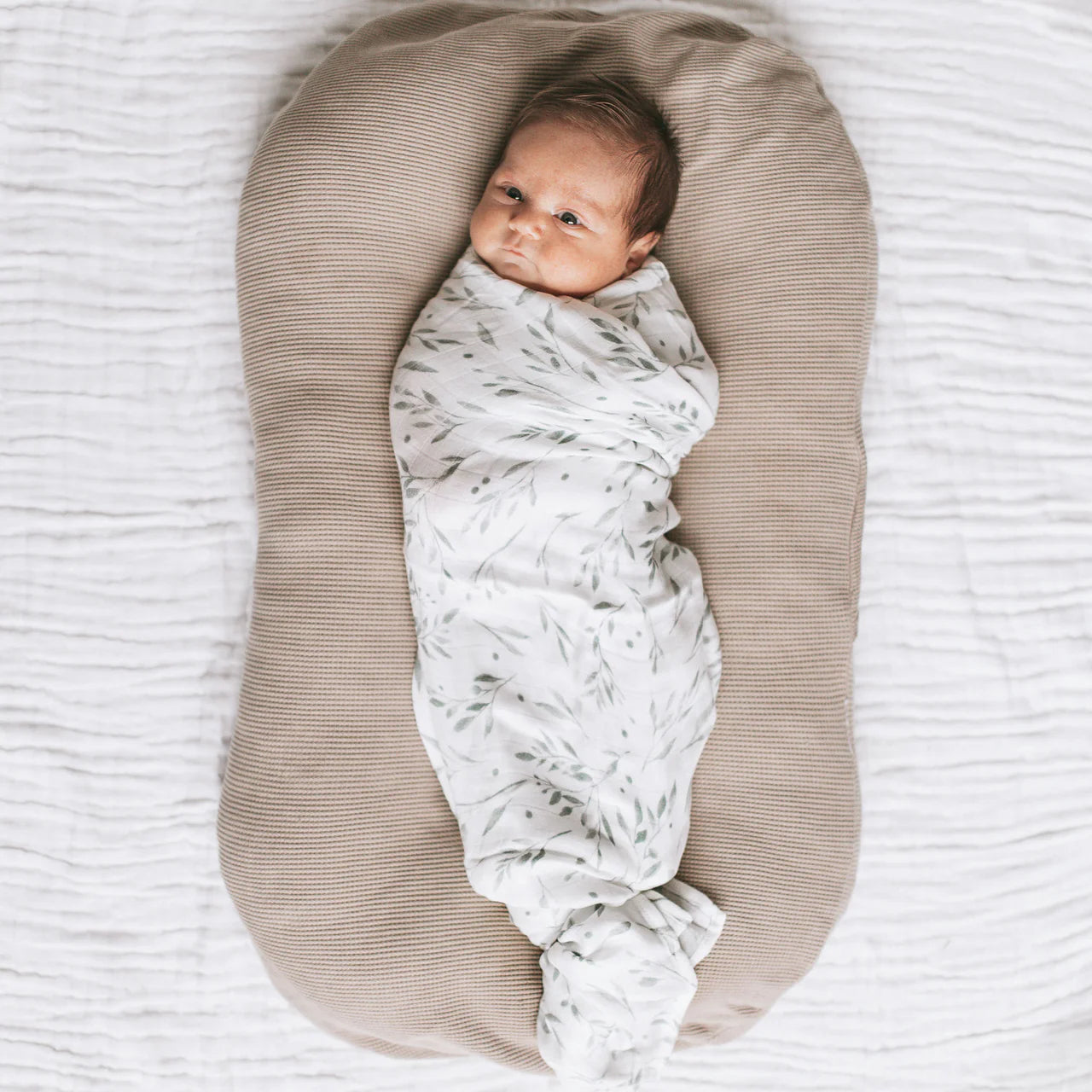 Leafy Breeze - Organic Bamboo Swaddle