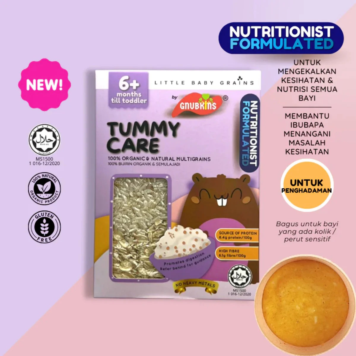 Little Baby Grains Nutritionist Formulated- Tummy Care (6+ months till Toddler)