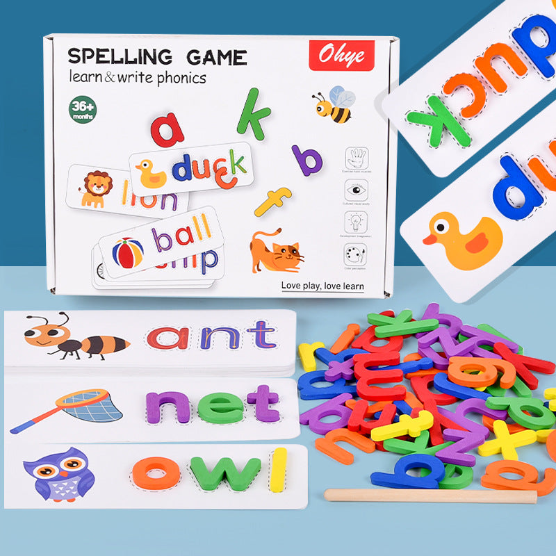 Wooden Letter Spelling Toy