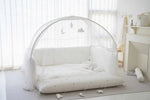 Honey Bee - 100% Premium Cotton Embroidery Bumper Bed (SIZE L, BED ONLY)