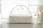 Cloud - 100% Premium Cotton Embroidery Bumper Bed (SIZE L, BED ONLY)